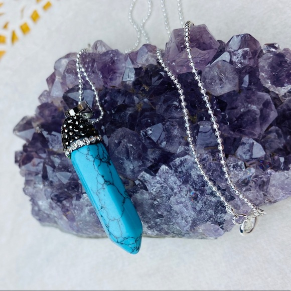 🦋Pendent 🦋Turquoise Natural Stone Southwest🦋 - Picture 5 of 9